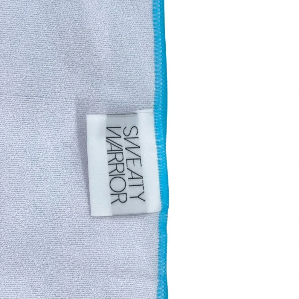 Sweaty Warrior Fitness Towel You‎ Can Do Anything Workout Gym Sports Blue